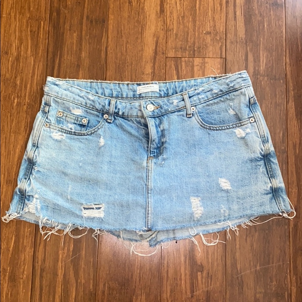 Zara Denim Skort